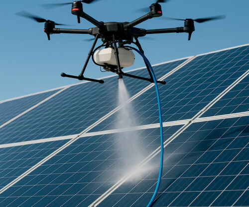 LIMPDRONE DRONE LIMPANDO PAINEL SOLAR